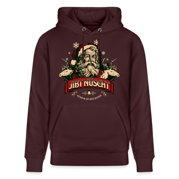 JIBT NÜSCHT - Unisex Bio-Hoodie - Maroon