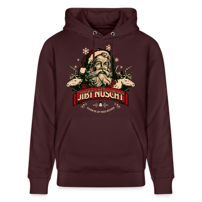 JIBT NÜSCHT - Unisex Bio-Hoodie - Maroon