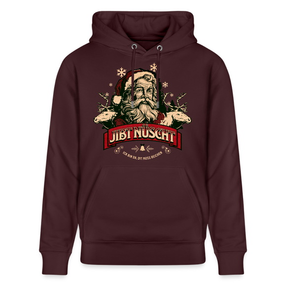 JIBT NÜSCHT - Unisex Bio-Hoodie - Maroon