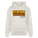 BERLIN ICK LIEB DIR - Unisex Bio-Hoodie - Beige meliert