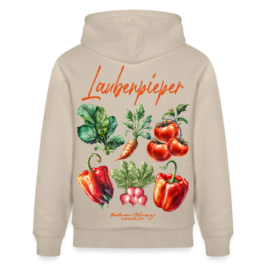 Berliner LAUBENPIEPER-Unisex Bio-Hoodie - Beige