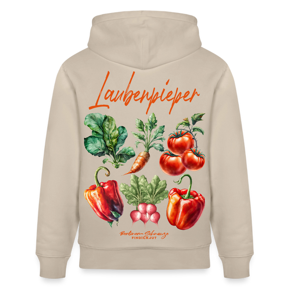 Berliner LAUBENPIEPER-Unisex Bio-Hoodie - Beige