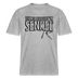 JEH MIR NICH UFFN SENKEL-Relaxed Fit Unisex Bio-T-Shirt - Grau meliert