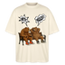 Berliner Bär Shirt mit Berliner Schnauze-WATN? NÜSCHT-Oversized Unisex Bio T-Shirt - Natur