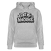 DIT IS KNORKE-Unisex Bio-Hoodie mit echt Berliner Schnauze - Grau meliert