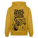 JANZ BERLIN IS EENE WOLKE-Unisex Bio-Hoodie - Ocker
