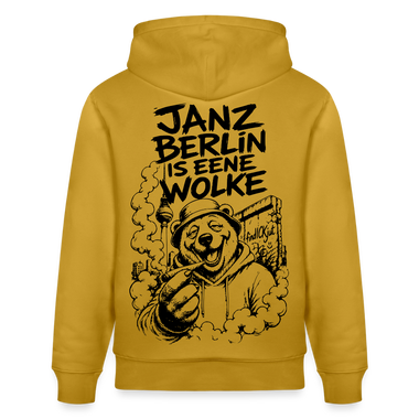 JANZ BERLIN IS EENE WOLKE-Unisex Bio-Hoodie - Ocker