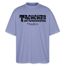 Berliner Begrüssung-TACHCHEN IHR FLITZPIEPEN-Oversized Unisex Bio T-Shirt - Violett
