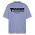 Berliner Begrüssung-TACHCHEN IHR FLITZPIEPEN-Oversized Unisex Bio T-Shirt - Violett