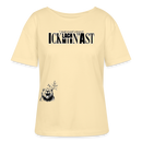 ICK LACH MIR N AST-Rundhals Frauen Bio-T-Shirt - Creme