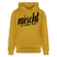NÜSCHT FÜR SCHWACHE NERVEN-Unisex Bio-Hoodie mit Berliner Schnauze - Ocker