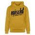 NÜSCHT FÜR SCHWACHE NERVEN-Unisex Bio-Hoodie mit Berliner Schnauze - Ocker