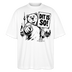 Berlin Souvenir-DIT IS SO!-Oversized Unisex Bio T-Shirt mit Berliner Bär - Weiß