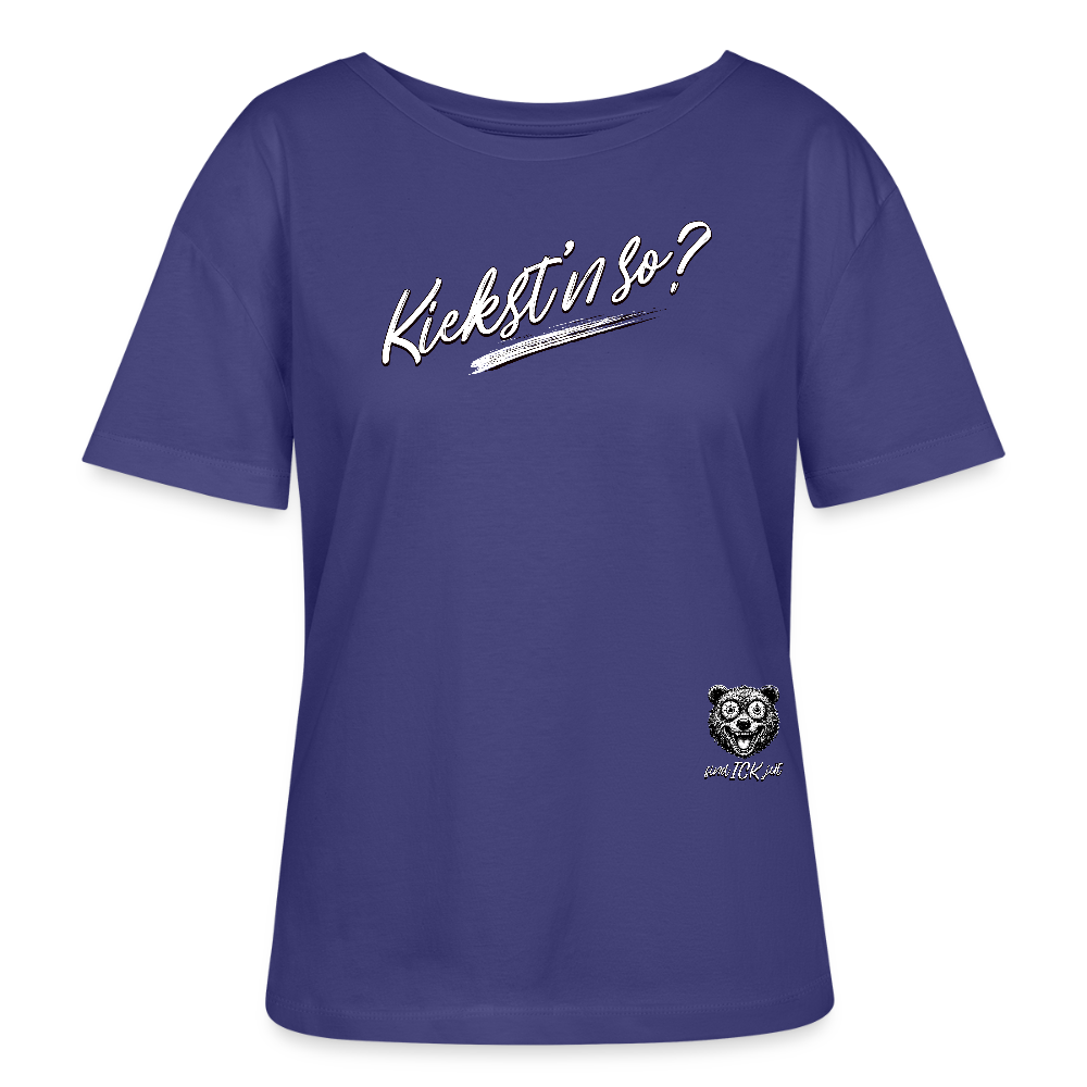 KIEKSTN SO? Rundhals Frauen Bio-T-Shirt - Dämmerung