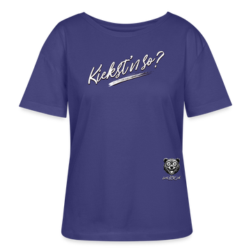 KIEKSTN SO? Rundhals Frauen Bio-T-Shirt - Dämmerung