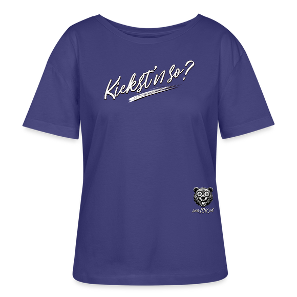 KIEKSTN SO? Rundhals Frauen Bio-T-Shirt - Dämmerung