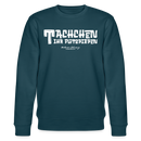Berliner Begrüssung-TACHCHEN IHR FLITZPIEPEN-Unisex Bio-Sweatshirt - Dunkles Petrol