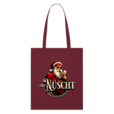 JIBT NÜSCHT IHR FLITZPIEPEN - Bio-Stoffbeutel - Burgunderrot