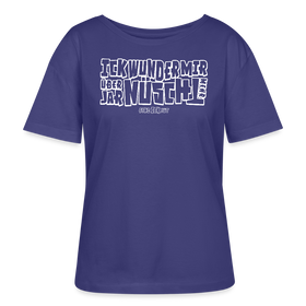 Berliner Spruch-ICK WUNDER MIR-Rundhals Frauen Bio-T-Shirt - Dämmerung