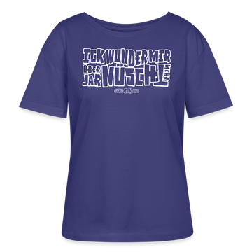 Berliner Spruch-ICK WUNDER MIR-Rundhals Frauen Bio-T-Shirt - Dämmerung