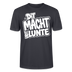 Berlin Shirt mit echt Berliner Spruch-DIT MACHT URST LUNTE-Unisex BIO T-Shirt - Dunkles Graublau