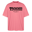 Berliner Begrüssung-TACHCHEN IHR FLITZPIEPEN-Oversized Unisex Bio T-Shirt - Pink 