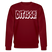 Berlin Sweater-DIT IS SO!-Unisex Bio-Sweatshirt - Burgunderrot