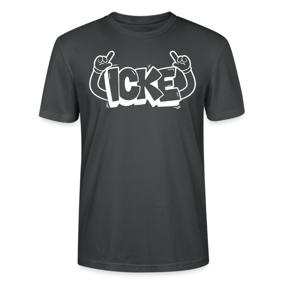 ICKE-Unisex T-Shirt mit Berliner Schnauze - Anthrazit