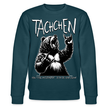 TACHCHEN BERLIN-Unisex Bio-Sweatshirt - Dunkles Petrol