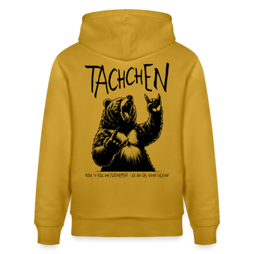 TACHCHEN BERLINER - Unisex Bio-Hoodie-backprint - Ocker