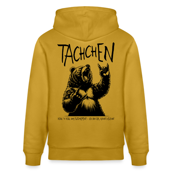 TACHCHEN BERLINER - Unisex Bio-Hoodie-backprint - Ocker