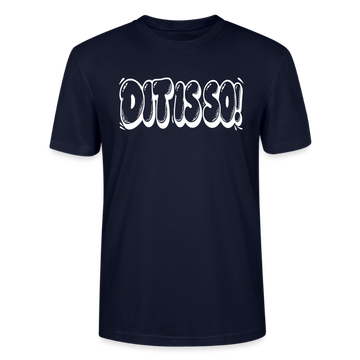 Berlin Shirt - DIT IS SO! - Bio Unisex T-Shirt mit Berliner Schnauze - Navy