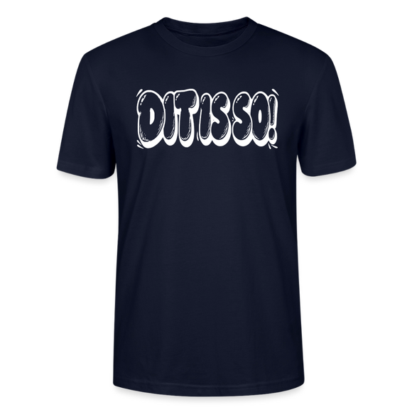 Berlin Shirt - DIT IS SO! - Bio Unisex T-Shirt mit Berliner Schnauze - Navy
