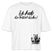 ICK HAB DIE FAXEN DICKE!-Frauen Boxy Bio-T-Shirt - Weiß