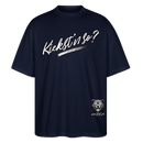KIEKST'N SO?-Oversized Unisex Bio T-Shirt II - Navy