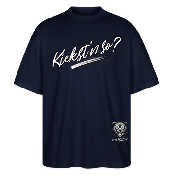 KIEKST'N SO?-Oversized Unisex Bio T-Shirt II - Navy