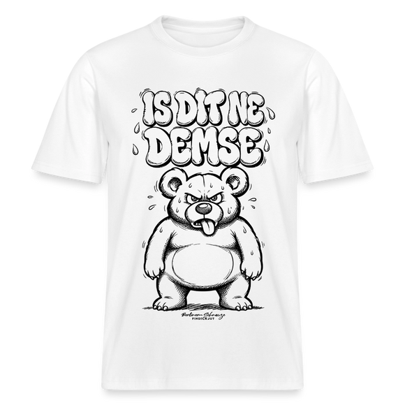Berliner Sommer-IS DIT NE DEMSE-RELAXED FIT Unisex Organic T-Shirt - Weiß