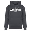 SCHNURZPIEPE-Unisex Bio-Hoodie - Indigoblau