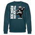 ICK MACH WAT ICK WILL-Unisex Bio-Sweatshirt - Dunkles Petrol