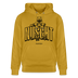 NÜSCHT MUSS ICK 2025-Unisex Bio-Hoodie mit Berliner Schnauze - Ocker