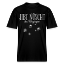 JIBT NÜSCHT - Relaxed Fit Unisex Bio-T-Shirt - Schwarz