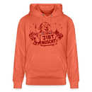 Berlin Weihnachts-Souvenir 2026- JIBT NÜSCHT-Unisex Bio-Hoodie - Hellrot