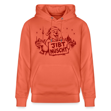 Berlin Weihnachts-Souvenir 2026- JIBT NÜSCHT-Unisex Bio-Hoodie - Hellrot