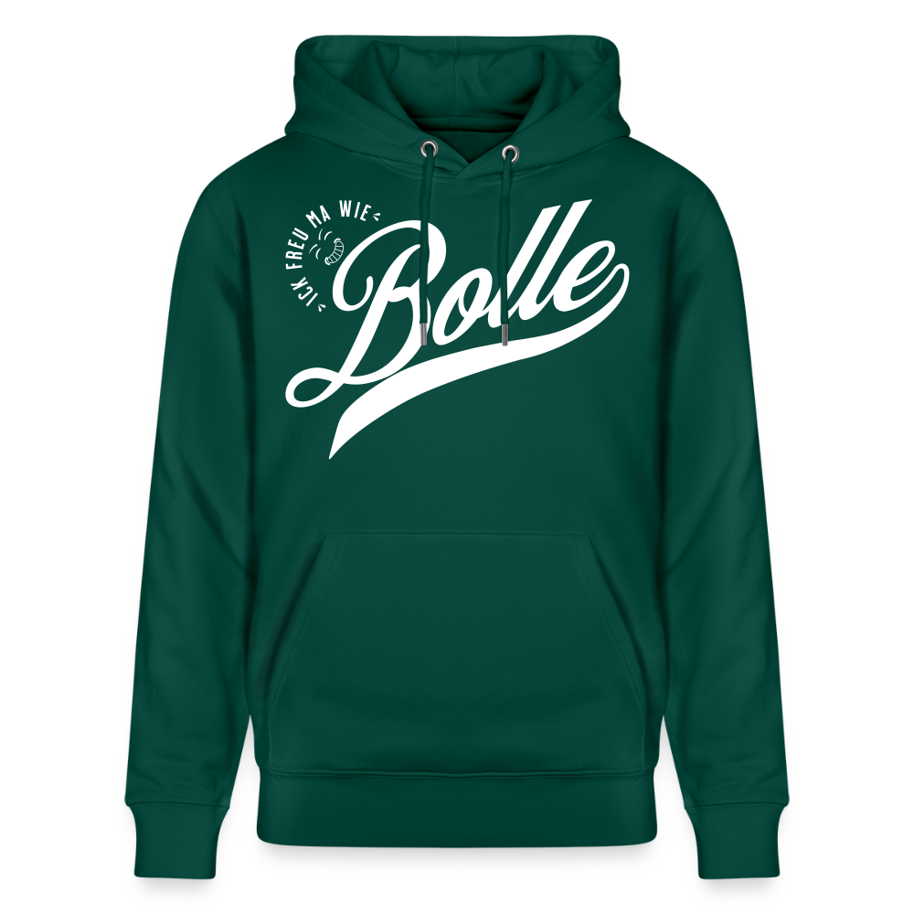 ICK FREU MA WIE BOLLE-Unisex Bio-Hoodie - Forest