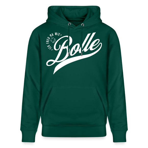 ICK FREU MA WIE BOLLE-Unisex Bio-Hoodie - Forest