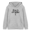 ICK BIN DA-Kinder Bio-Hoodie - Grau meliert