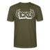 ICKE-Unisex T-Shirt mit Berliner Schnauze - Khaki
