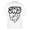 JWD-Berlin-Oversized Unisex Bio T-Shirt - Weiß