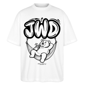 JWD-Berlin-Oversized Unisex Bio T-Shirt - Weiß