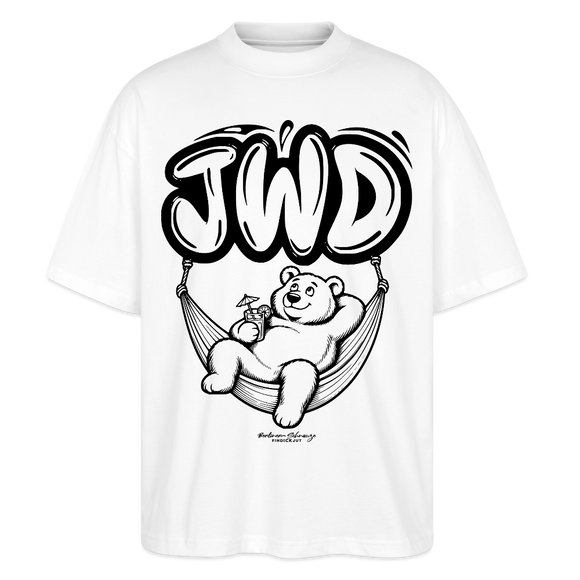 JWD-Berlin-Oversized Unisex Bio T-Shirt - Weiß